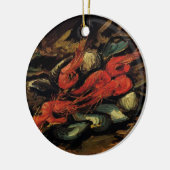 Mussels en garnalen van Vincent van Gogh Keramisch Ornament (Links)