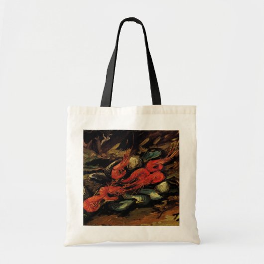 Mussels en garnalen van Vincent van Gogh Tote Bag (Voorkant)