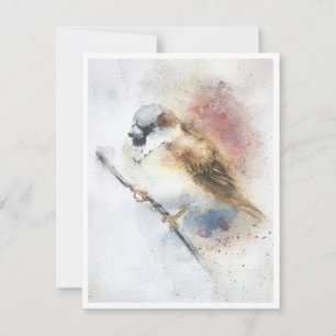 Mussen Aquarel Notitiekaart Notitiekaartje