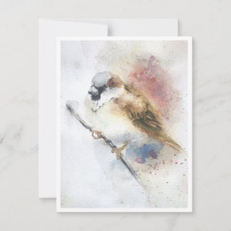 Mussen Aquarel Notitiekaart Notitiekaartje