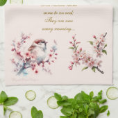 Mussen Bijbel Verse Blush Pink 2 Theedoek (Gevouwen)