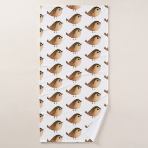 Mussen Cartoon Badhanddoek
