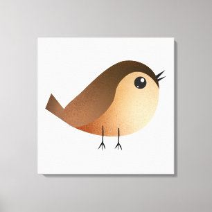 Mussen Cartoon Canvas Afdruk