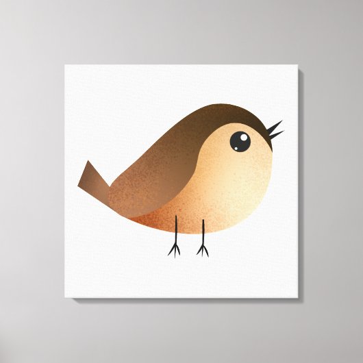 Mussen Cartoon Canvas Afdruk (Voorkant)