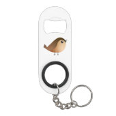 Mussen Cartoon Mini Flessenopener (Achterkant)