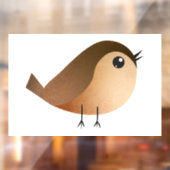 Mussen Cartoon Raamsticker (Vel 2)