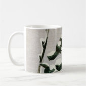 Mussen en Camelia in de Sneeuw van Ando Hiroshige Koffiemok (Links)