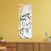 Mussen en Camellia in de Sneeuw van Ando Hiroshige Canvas Afdruk (Insitu (Woonkamer))