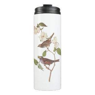 Mussen en Dogwood Flowers  Audubon Thermosbeker