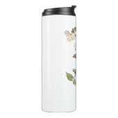 Mussen en Dogwood Flowers Audubon Thermosbeker (Gedraaid links)