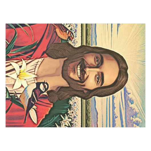 Mussen en lelies tafelkleed (Voorkant (Horizontaal))