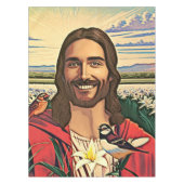 Mussen en lelies tafelkleed (Voorkant)