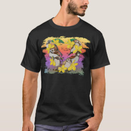 Mussen in een hart t-shirt