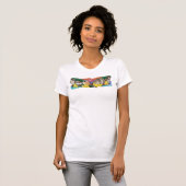 Mussen in een rij t-shirt (Voorkant volledig)