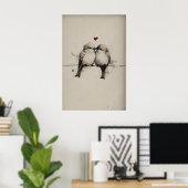 Mussen Liefde Printen, Hart Valentijn Print (Thuiskantoor)