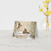 Mussen met een bericht - Blanco Kaart (Gele Bloem)