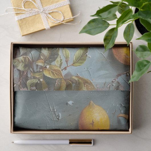 Mussen - Olieverfstijl tissuepapier (Geschenk)