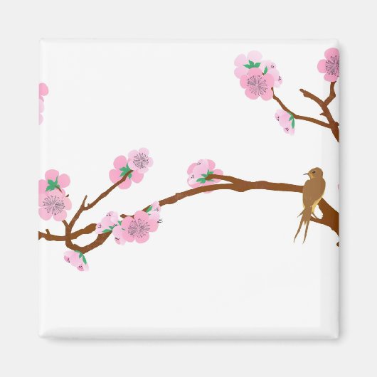 Mussen op Boom - Magneet (Voorkant)