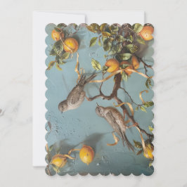 Mussen - Platte uitnodiging afmeting: 12,7 cm x 17