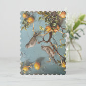 Mussen - Platte uitnodiging formaat: 12,7 cm x 17, (Staand voorkant)