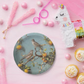 Mussen - Ronde papieren Borden Papieren Bordje (Feest)