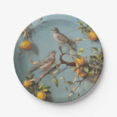 Mussen - Ronde papieren Borden Papieren Bordje (Voorkant)