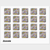 Mussen Stickers en bloemen - Spring (Vel)