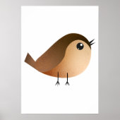 Mussen vogel Cartoon Poster (Voorkant)