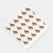 Mussen vogel Cartoon  Servet (Hoek)