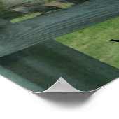 Mussen Vogels op een Rail Uw Woorden Posters (Hoek)