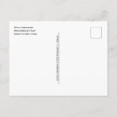 Mussentuchit Flat Rocks, Emery County, Utah Briefkaart (Achterkant)