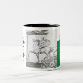 Mussolini Duce Lotta Studentesca Tweekleurige Koffiemok (Center)