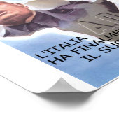 Mussolini Italiaans Oost-Afrika Poster (Hoek)