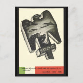Mussolini Propaganda Briefkaart (Voorkant)