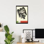 Mussolini Propaganda Poster (Thuiskantoor)