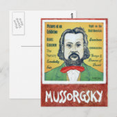 Mussorgsky Briefkaart (Voorkant / Achterkant)