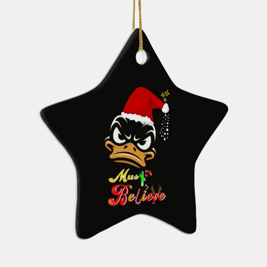 Must Believe Christmas Keramisch Ornament (Rechts)