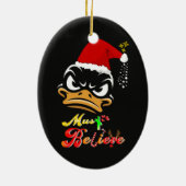 Must Believe Christmas Keramisch Ornament (Achterkant)