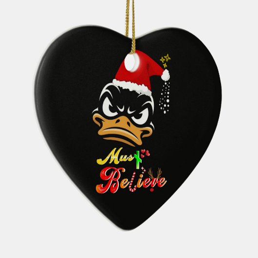 Must Believe Christmas Keramisch Ornament (Rechts)