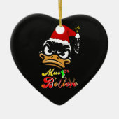 Must Believe Christmas Keramisch Ornament (Voorkant)