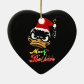 Must Believe Christmas Keramisch Ornament (Achterkant)