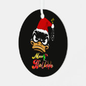 Must Believe Christmas Metalen Ornament (Voorkant links)