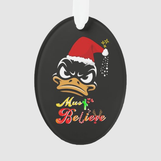 Must Believe Christmas Ornament (achterkant)