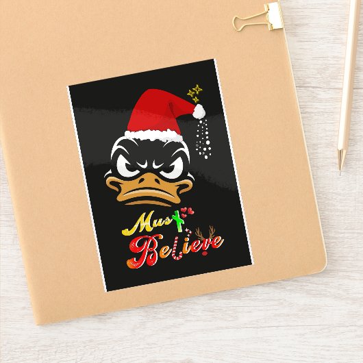 Must Believe Christmas Sticker (Notitieboek)
