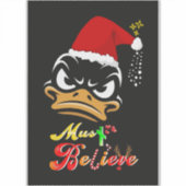 Must Believe Christmas Sticker (Voorkant)