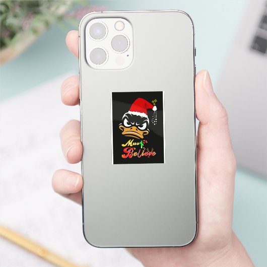 Must Believe Christmas Sticker (Telefoon)