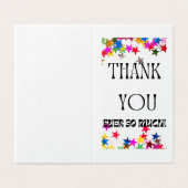 ✨ Must-have "Bedankt, ooit zo veel personaliseren Kaart (Buitenkant ongevouwen)