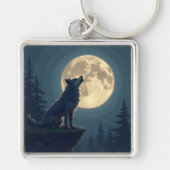 Must-Have! Moonlight Wolf Keychain Full of Emotion (Voorkant)