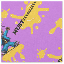 Mustaaaaaard Paarse katoenen stof bij de tuin