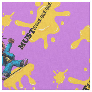 Mustaaaaaard Paarse katoenen stof bij de tuin